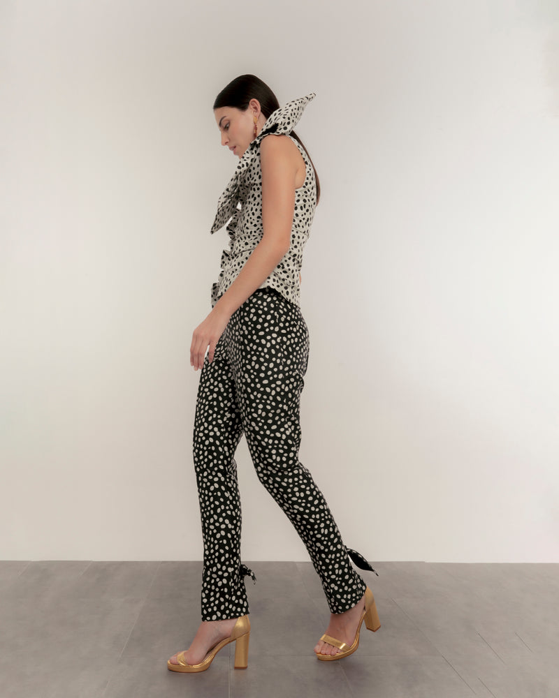 Dolores Promesas Top Polka Dots Blanco