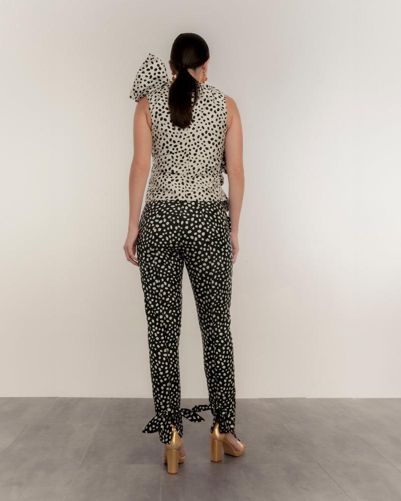 Dolores Promesas Top Polka Dots Blanco