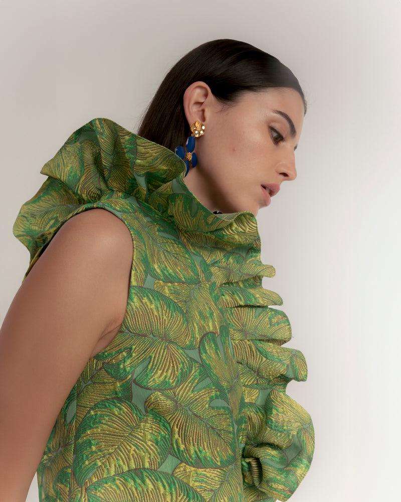 Dolores Promesas Top Tropical Verde