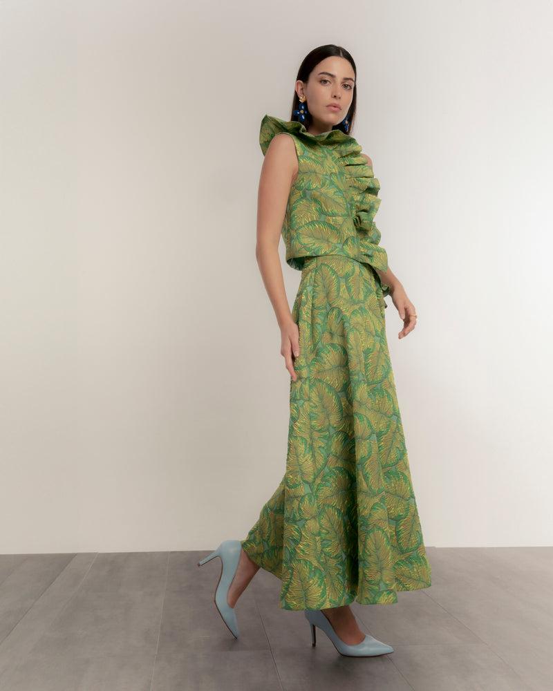 Dolores Promesas Top Tropical Verde