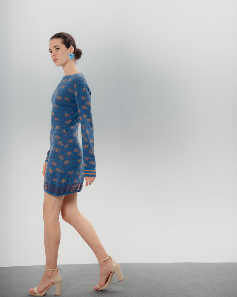 Dolores Promesas Vestido Corto Azul Dolores