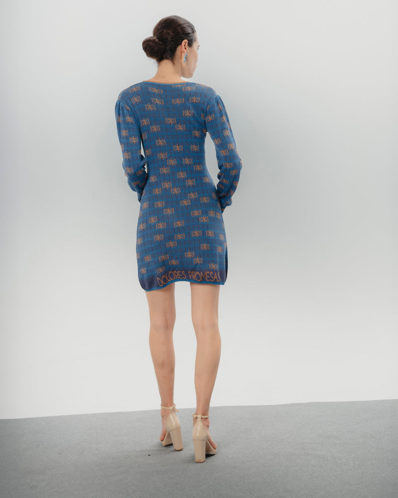 Dolores Promesas Vestido Corto Azul Dolores