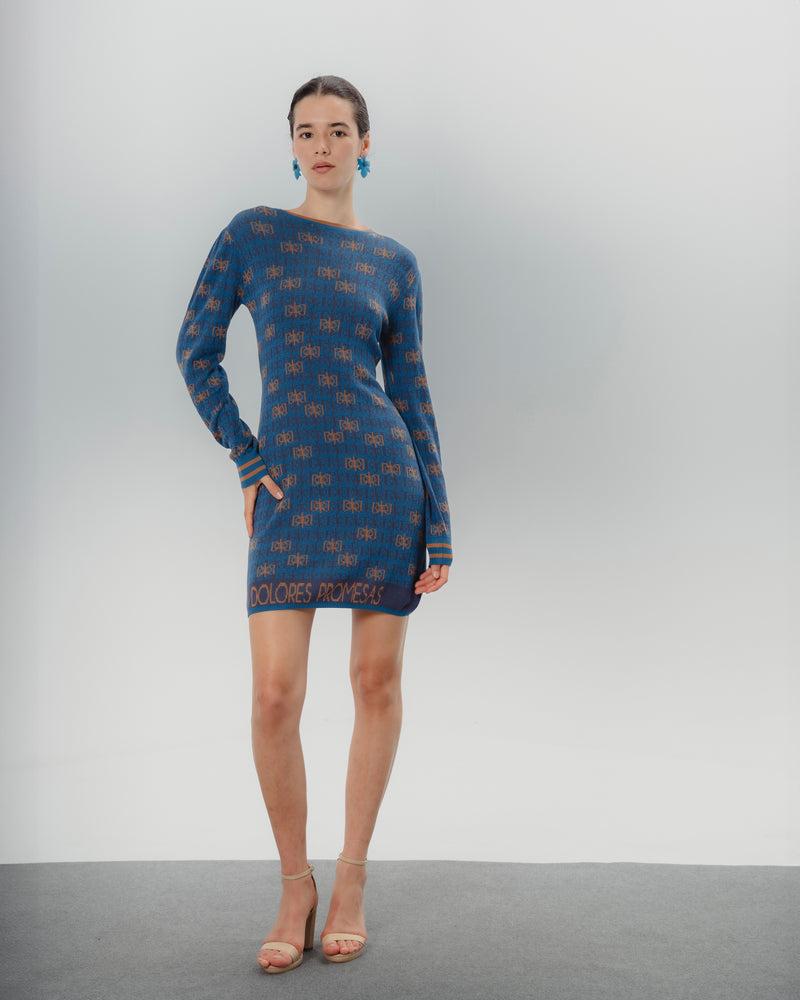 Dolores promesas Vestido Corto Azul Dolores
