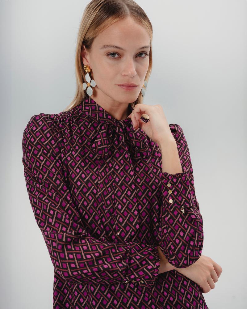 Dolores Promesas Vestido Corto Con Lazo Elena