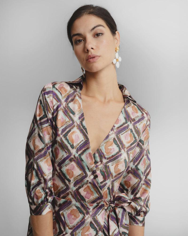 Dolores Promesas Vestido Drapeado Miranda