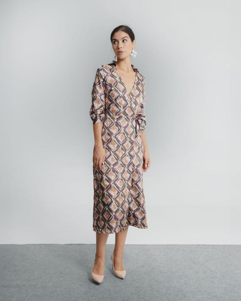 Dolores promesas Vestido Drapeado Miranda