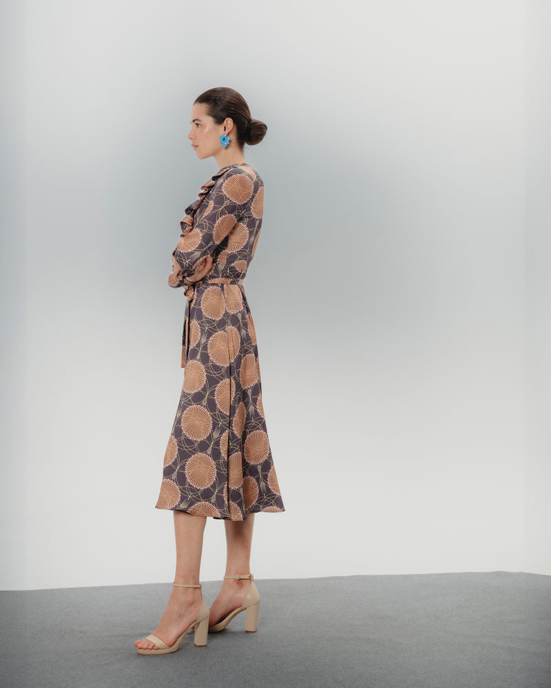 Dolores Promesas Vestido Midi Flores Sofía