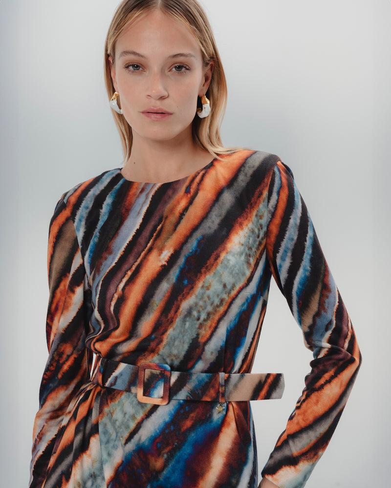 Dolores Promesas Vestido Midi Madrid Multicolor