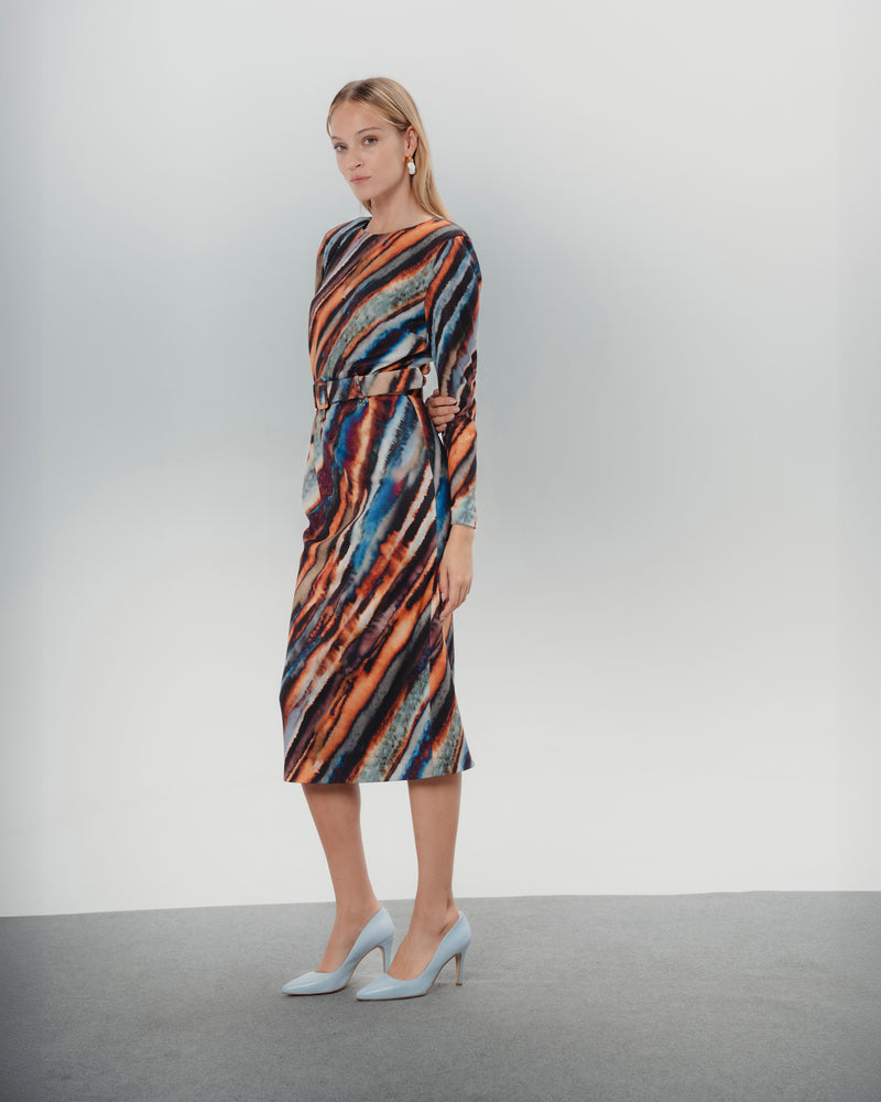 Dolores Promesas Vestido Midi Madrid Multicolor