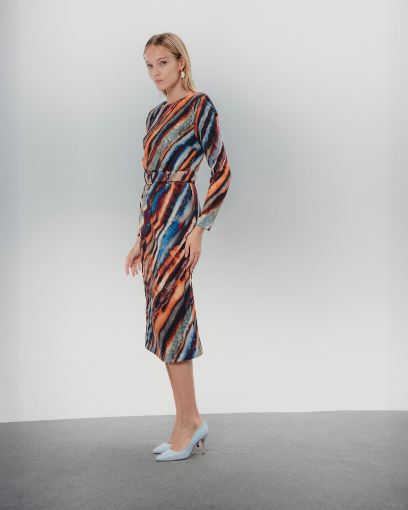 Dolores promesas Vestido Midi Madrid Multicolor