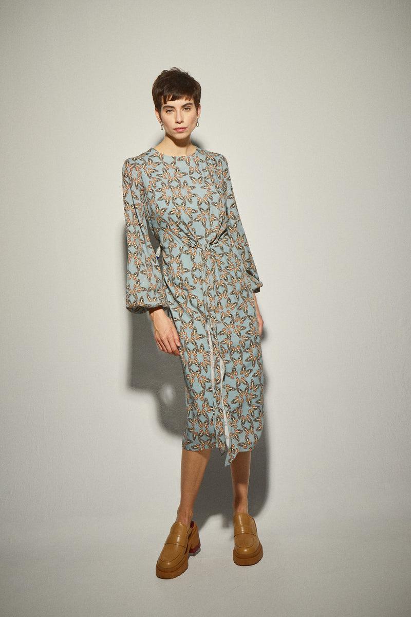 Dolores Promesas Vestido Midi Mariposas