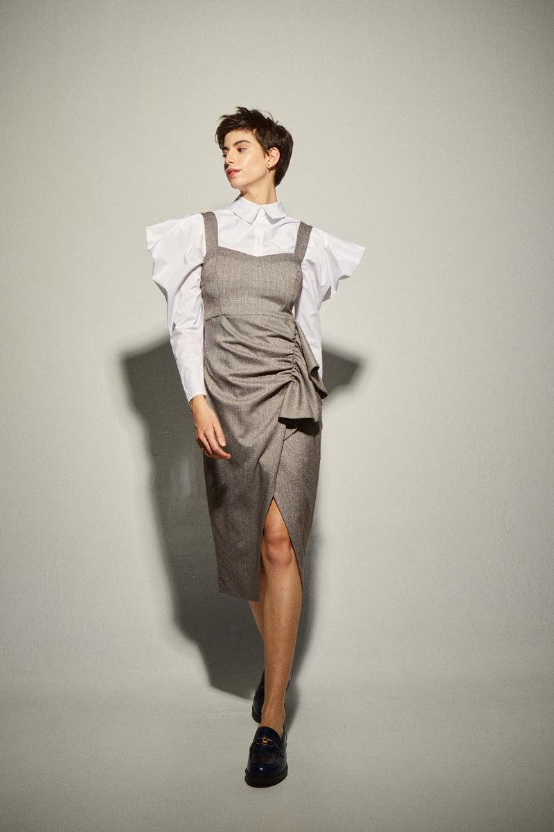 Dolores Promesas Vestido Pichi Drapeado