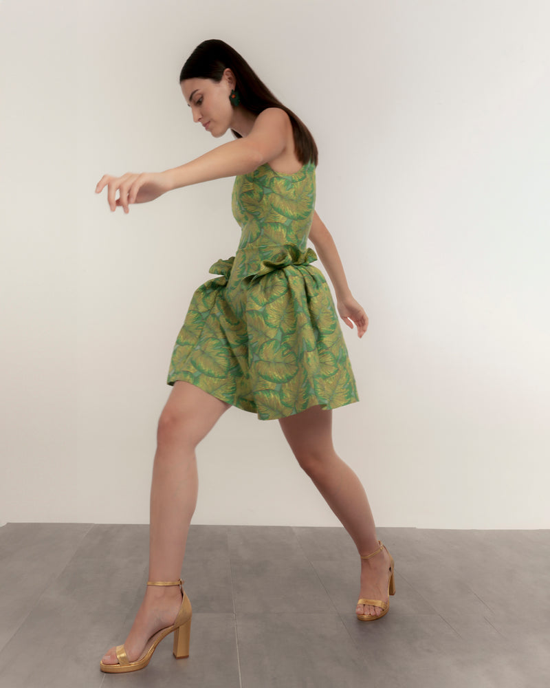 Dolores Promesas Vestido Verde Vivaz Vignette