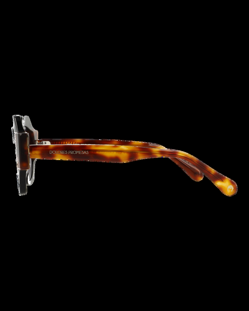 Dolores Promesas Gafa Con Forma Geométrica Negra Y Habana