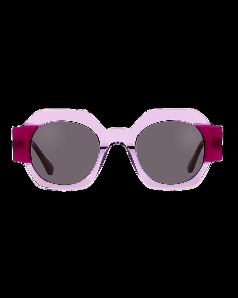 Dolores promesas Gafa con forma geométrica rosa transparente y fucsia