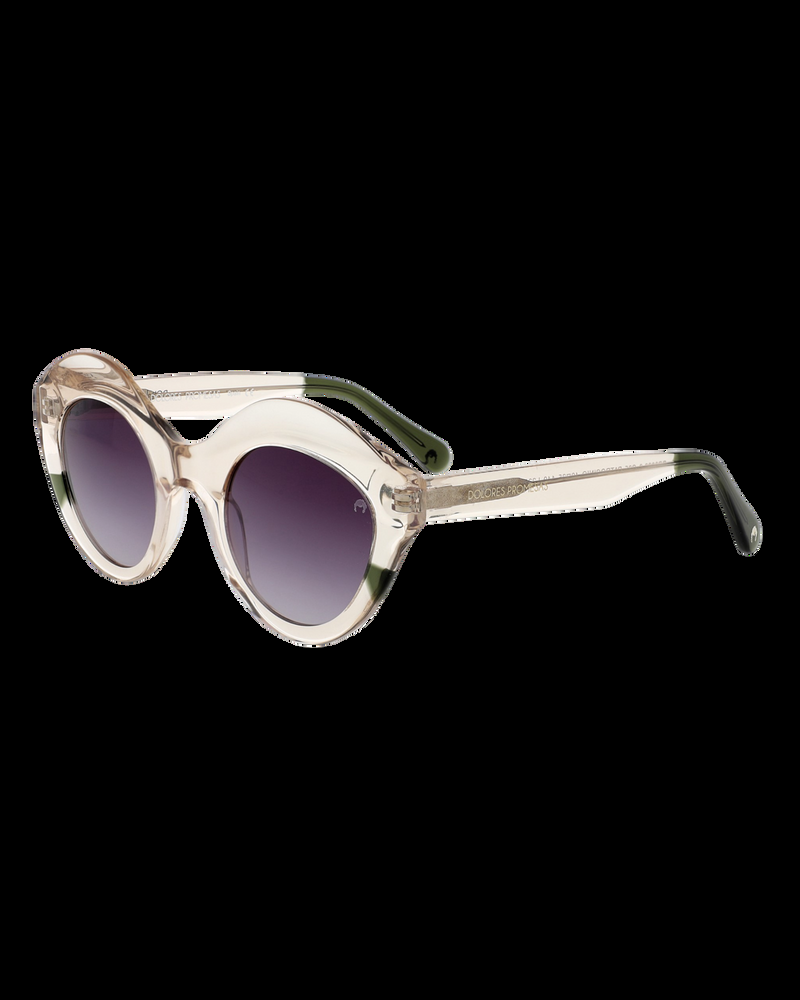 Dolores Promesas Gafa Con Tendencia A Cat Eye Cristal Y Verde