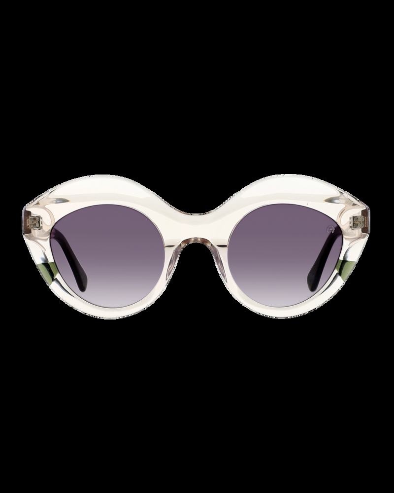 Dolores promesas Gafa con tendencia a cat eye cristal y verde