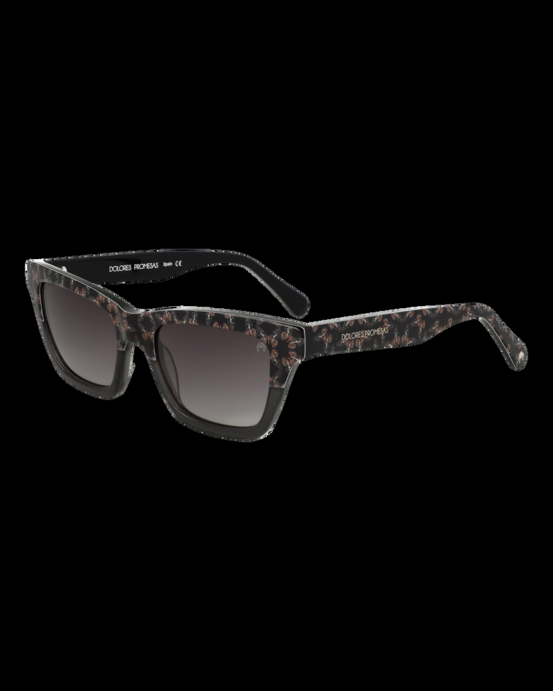 Dolores promesas Gafa con tendencia a pico negra con estampado de mariposa
