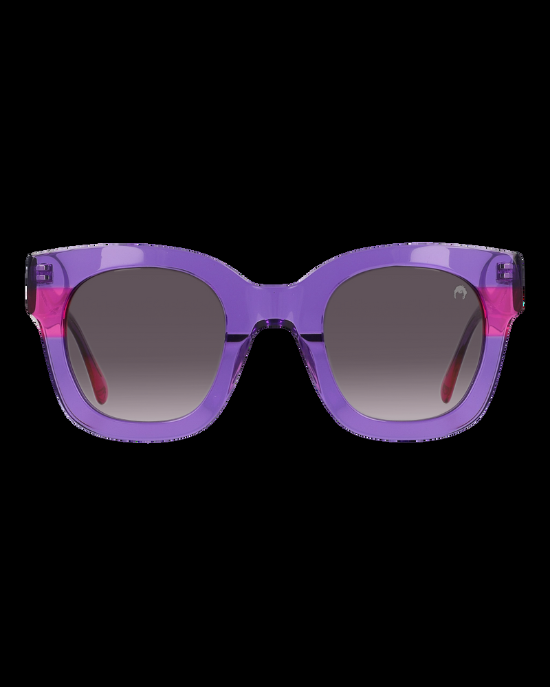 Dolores promesas Gafa con tendencia cuadrada lila y fucsia