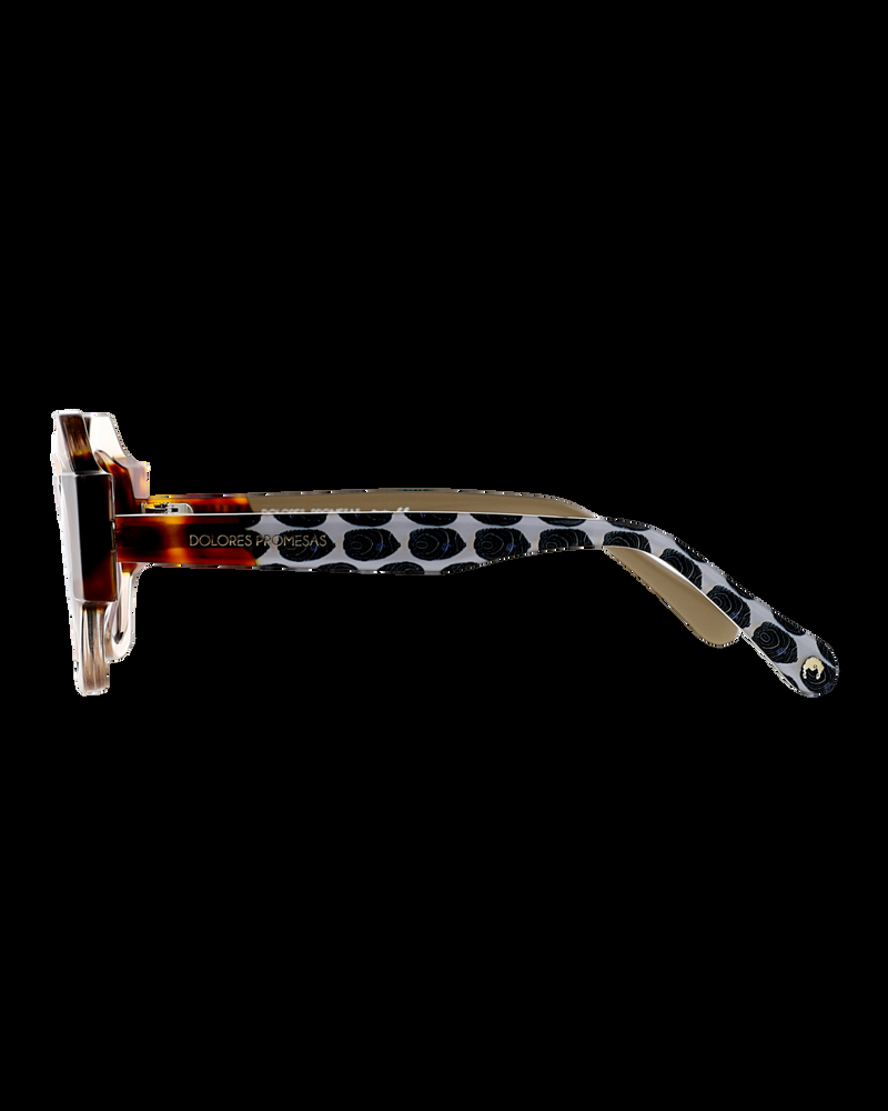 Dolores Promesas Gafa Contendencia A Pico Color Maquillaje Y Estampado Marmolado
