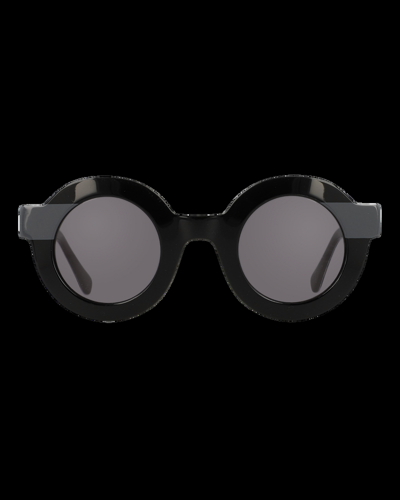 Dolores Promesas Gafa Corte Redondo Negra Y Gris Con Estampado De Linces