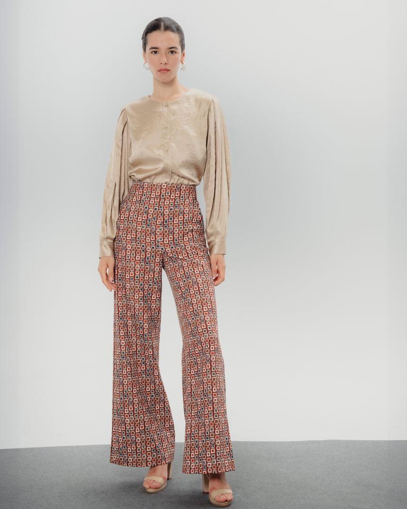 Dolores promesas Pantalón estampado geométrico Manuela