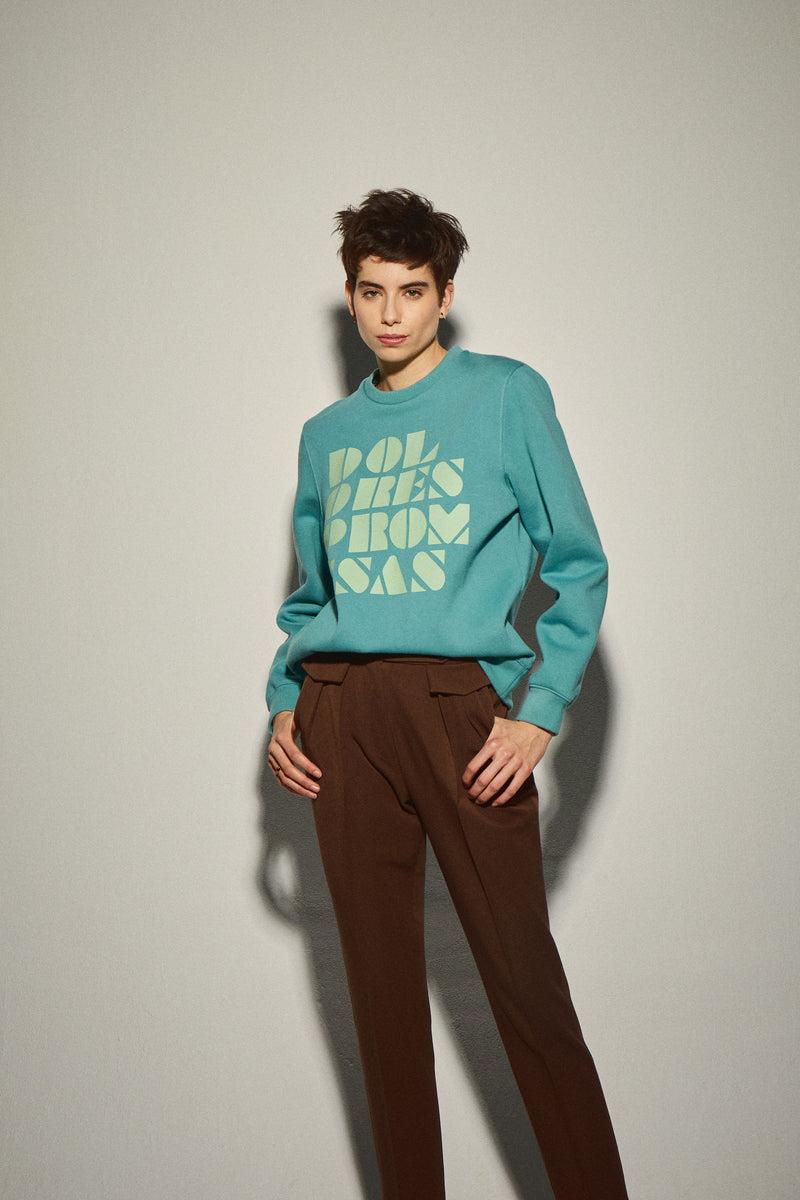 Dolores Promesas Sudadera Turquesa Dolores Promesas