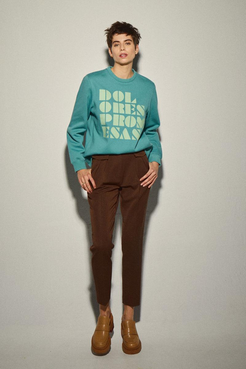 Dolores Promesas Sudadera Turquesa Dolores Promesas
