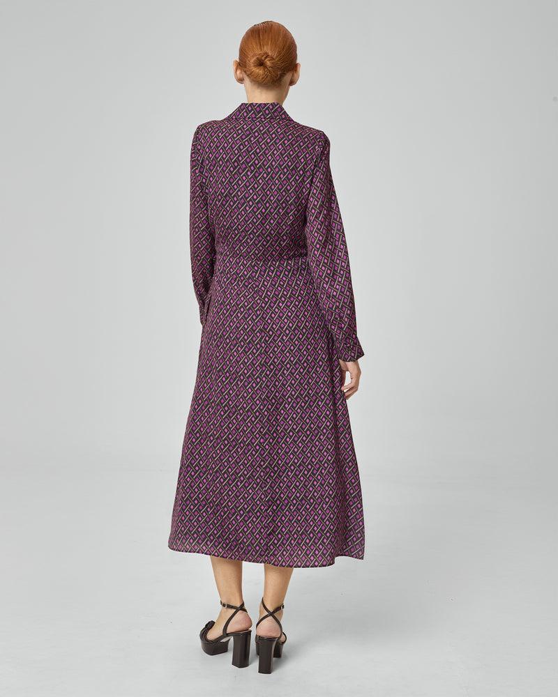 Dolores Promesas Vestido Camisero Con Estampado Geométrico Elena