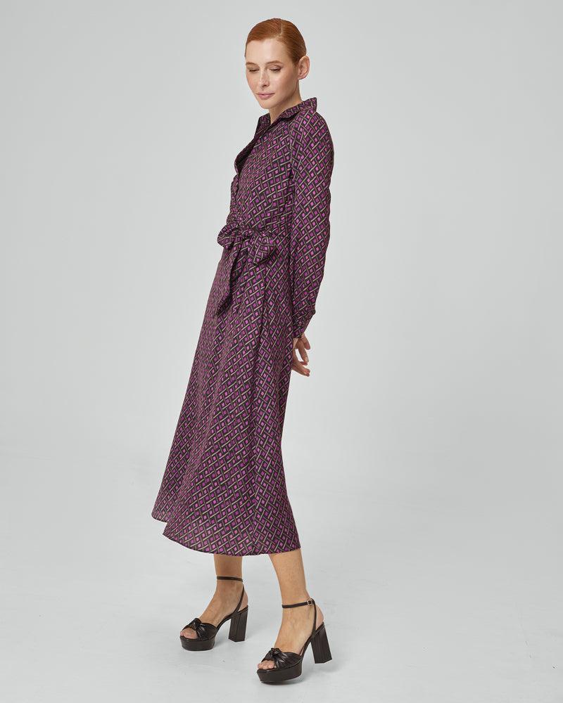 Dolores promesas Vestido Camisero con Estampado geométrico Elena