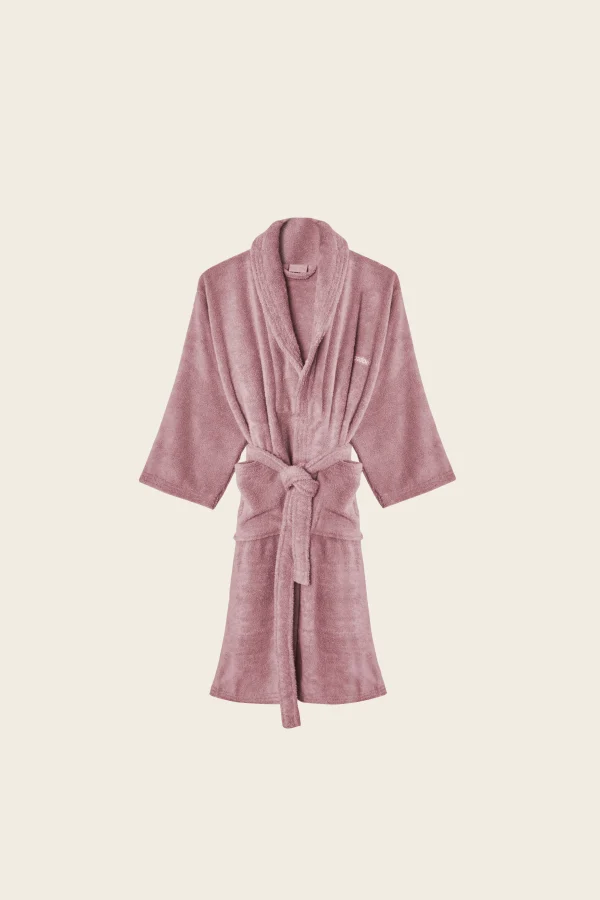 Don algodon Albornoz Zero Twist Rosa Palo