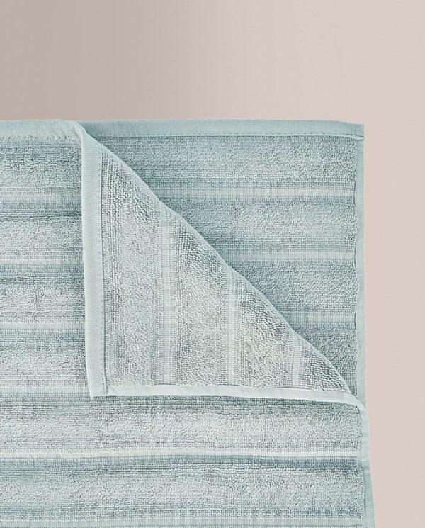 Don algodon Alfombra de Baño Ribs Aguamarina