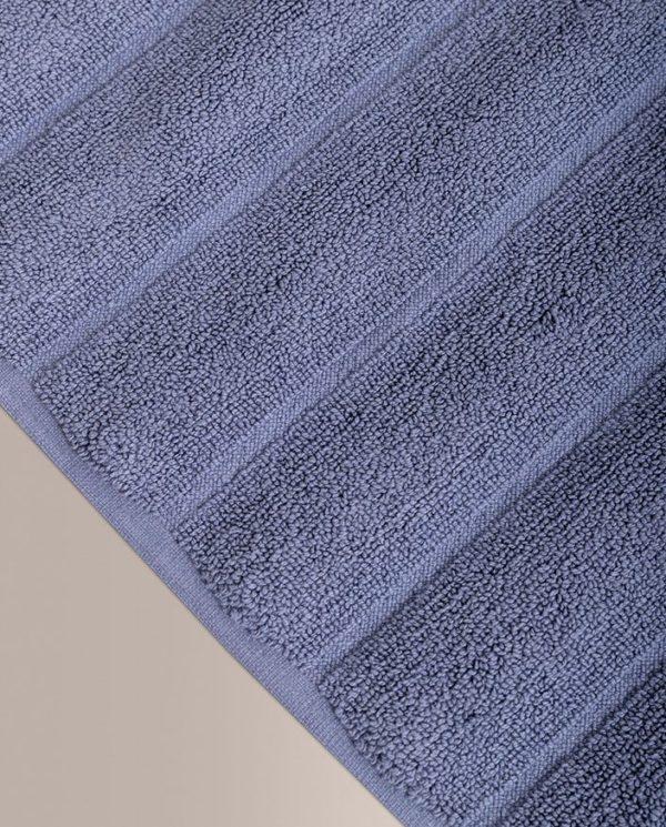 Don Algodon Alfombra De Baño Ribs Azul