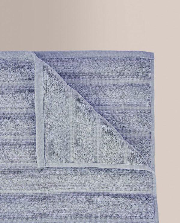 Don algodon Alfombra de Baño Ribs Azul