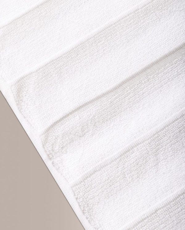 Don Algodon Alfombra De Baño Ribs Blanco