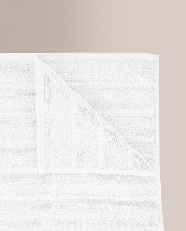 Don algodon Alfombra de Baño Ribs Blanco