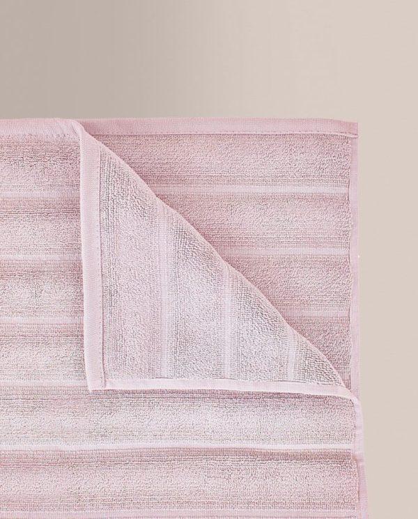 Don algodon Alfombra de Baño Ribs Malva