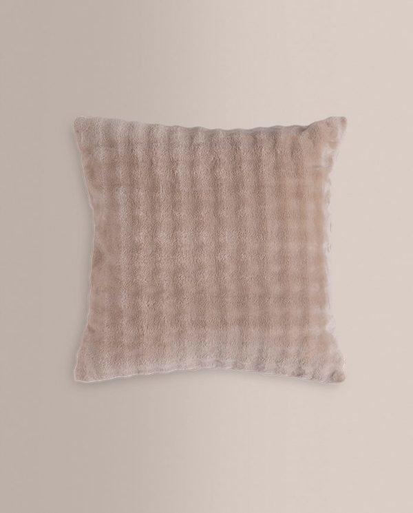 Don algodon Cojín Icelia Beige