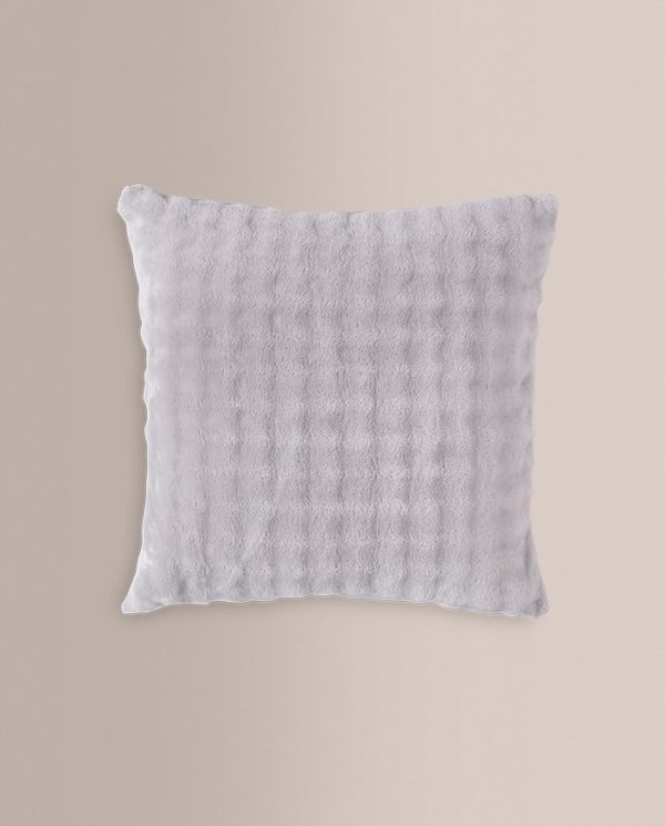 Don algodon Cojín Icelia Gris