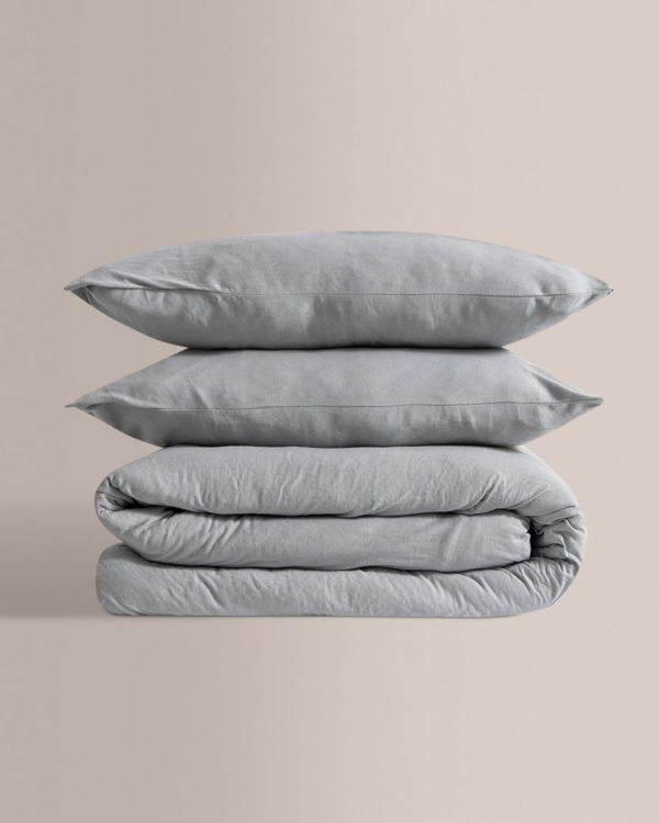 Don algodon Dúo Nórdico Flannel Termoelastic Gris