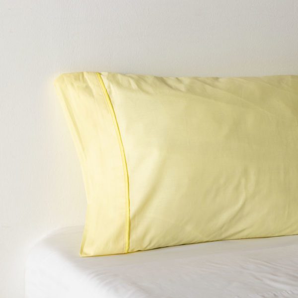 Don Algodon Funda Almohada Percal 180 Hilos Limón