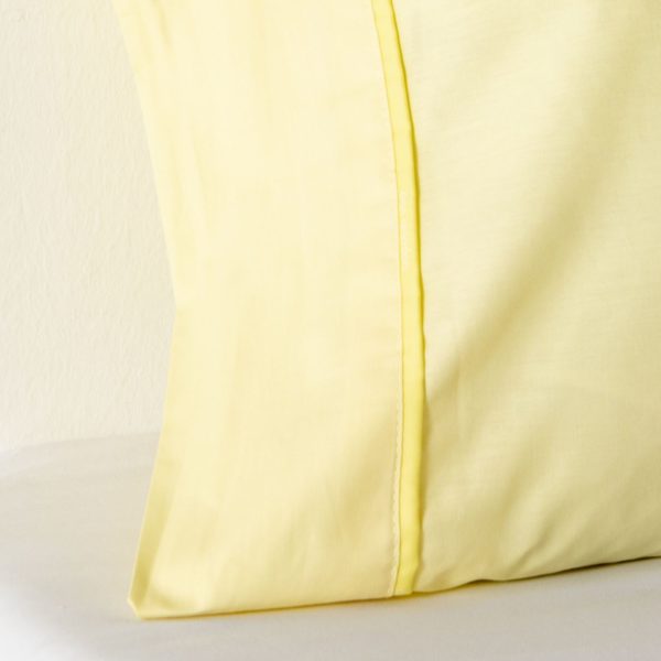Don algodon Funda Almohada Percal 180 Hilos Limón