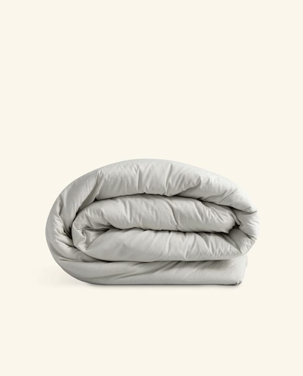 Don algodon Funda Nórdica Percal 180 Hilos Gris