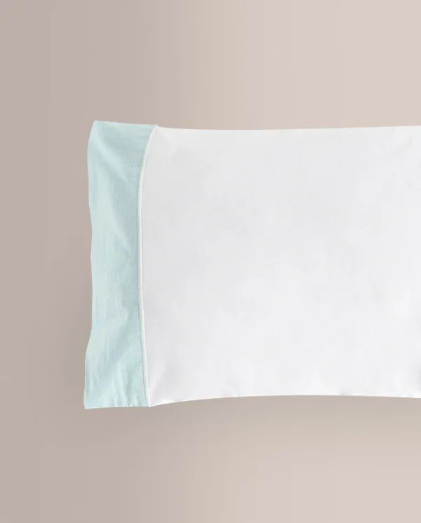 Don Algodon Juego De Sábanas Oxford Aguamarina