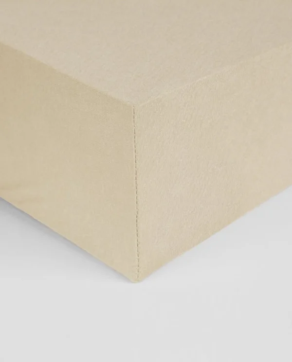 Don algodon Sábana Bajera Percal 180 Hilos Beig