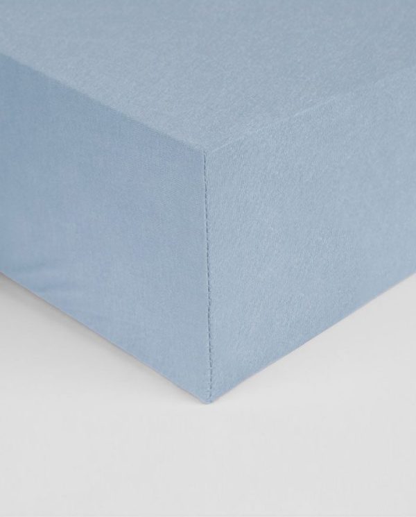 Don algodon Sábana Bajera Percal 180 Hilos Cielo