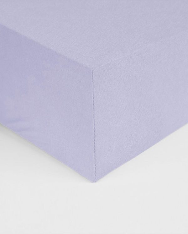 Don algodon Sábana Bajera Percal 180 Hilos Lavanda