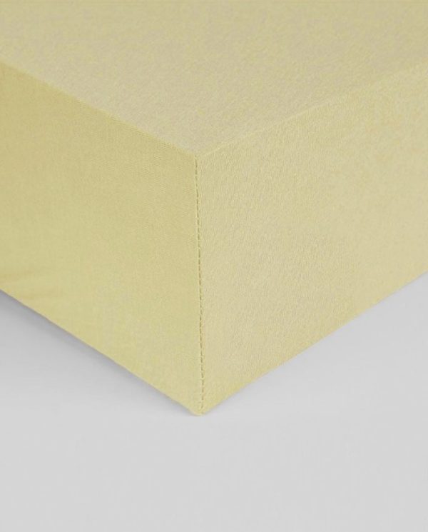 Don algodon Sábana Bajera Percal 180 Hilos Limón