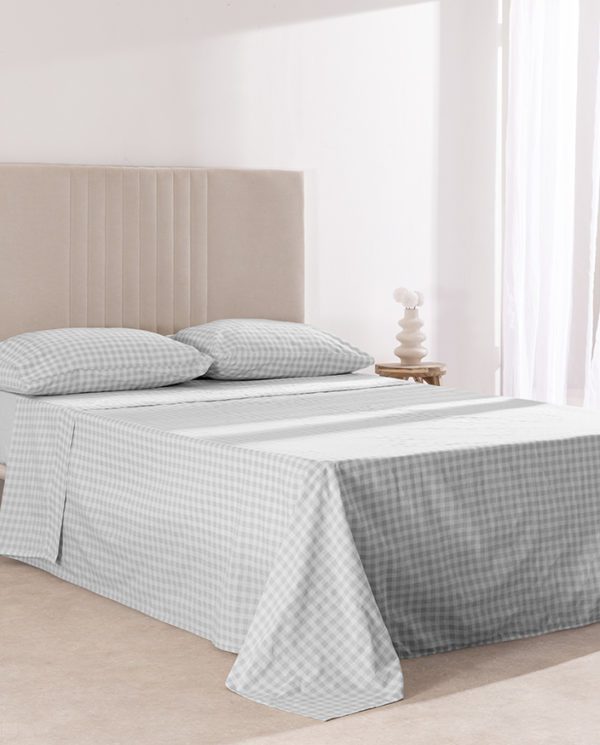 Don Algodon Sábana Encimera Elia Gris Don Algodón