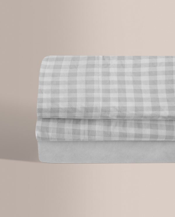 Don algodon Sábana Encimera Elia Gris Don Algodón